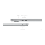 Apple MacBook Air 15 M3 (2024) 16GB/512GB SSD Серебристый (Silver) MXD23 — изображение 4
