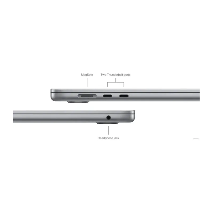 Apple MacBook Air 15 M3 (2024) 8GB/512GB SSD Серый (Space gray) MRYN3 — изображение 4