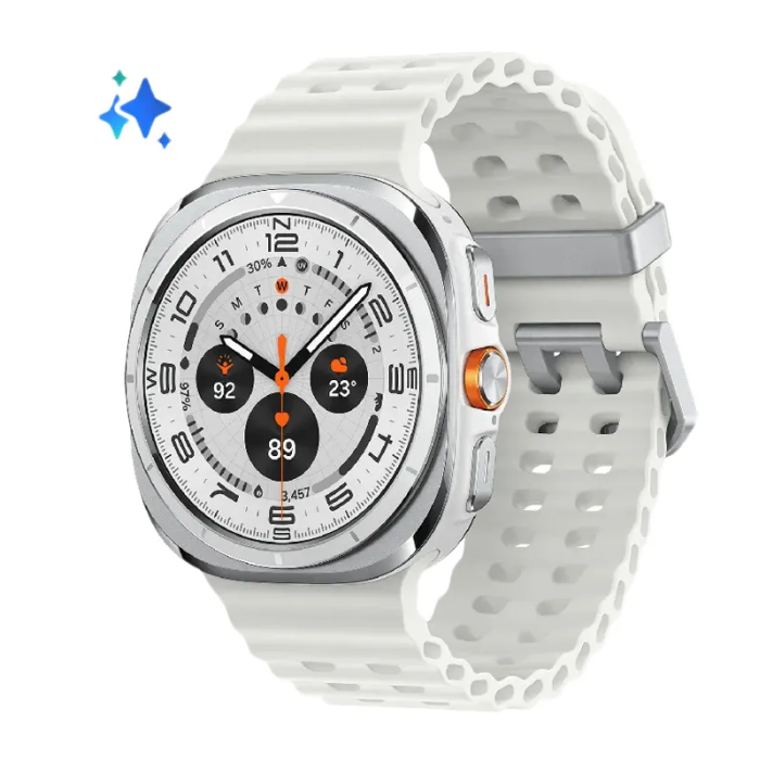 Samsung Galaxy Watch Ultra 47 мм LTE (белый титан)