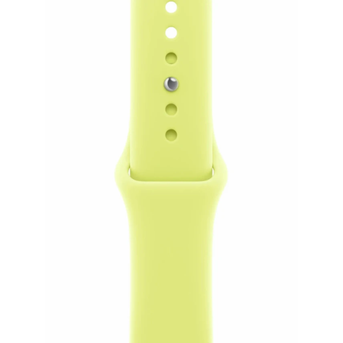 Apple Watch Series 11 42 mm Silver Aluminium  Neon Yellow Sport Band S/M — изображение 2