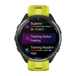 Garmin Forerunner 965 Black (Черный корпус, силиконовый желто/черный ремешок) — изображение 5