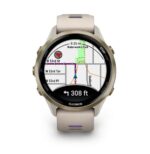 Garmin Forerunner 970 Soft Gold Titanium (French Gray Case and French Gray/Translucent Indigo Band) — изображение 3