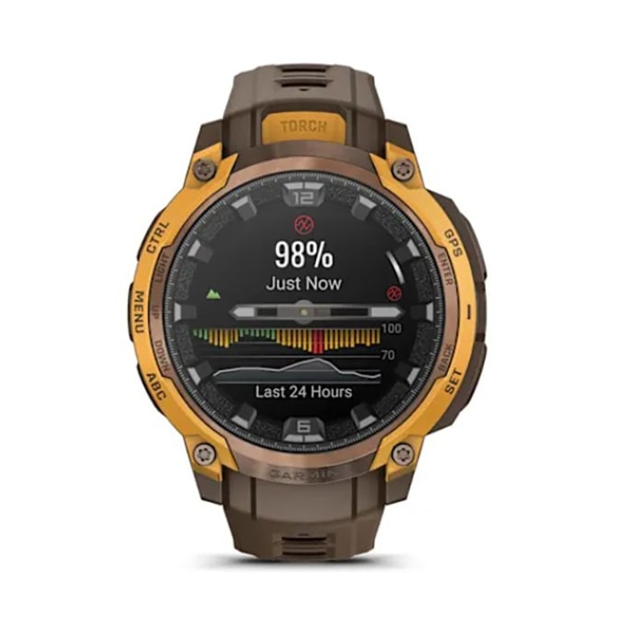 Garmin Instinct 3 – 40 mm. AMOLED Garmin Instinct Crossover AMOLED (Bronze/Sunburst Band) — изображение 5