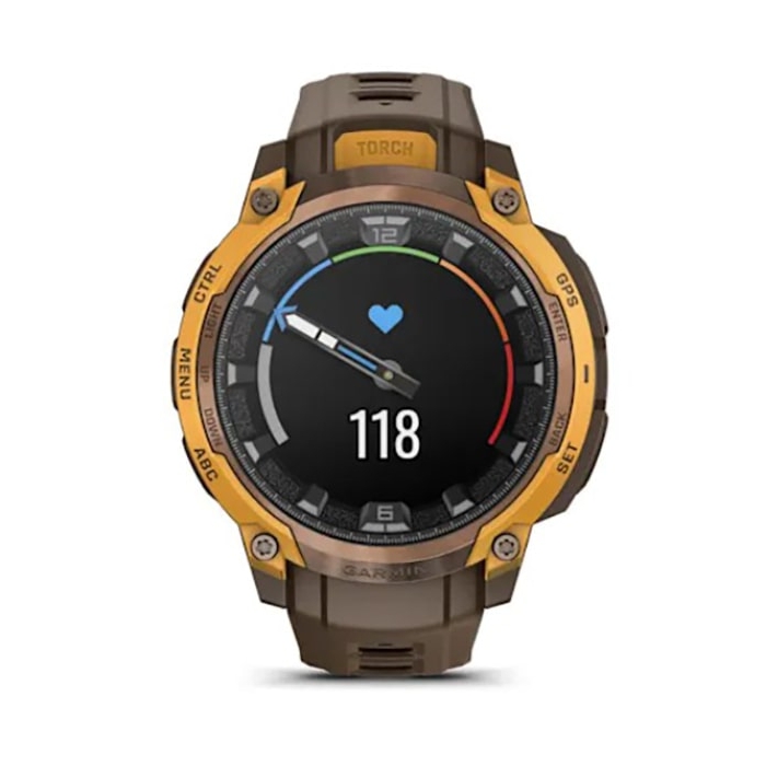 Garmin Instinct 3 – 40 mm. AMOLED Garmin Instinct Crossover AMOLED (Bronze/Sunburst Band) — изображение 4