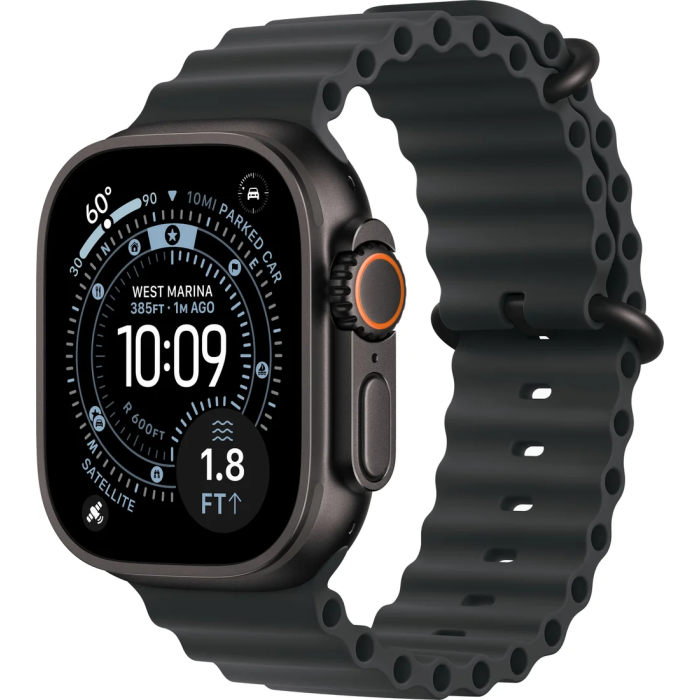 Apple Watch Ultra 3 49 2025 Black Ti Black Ocean Band